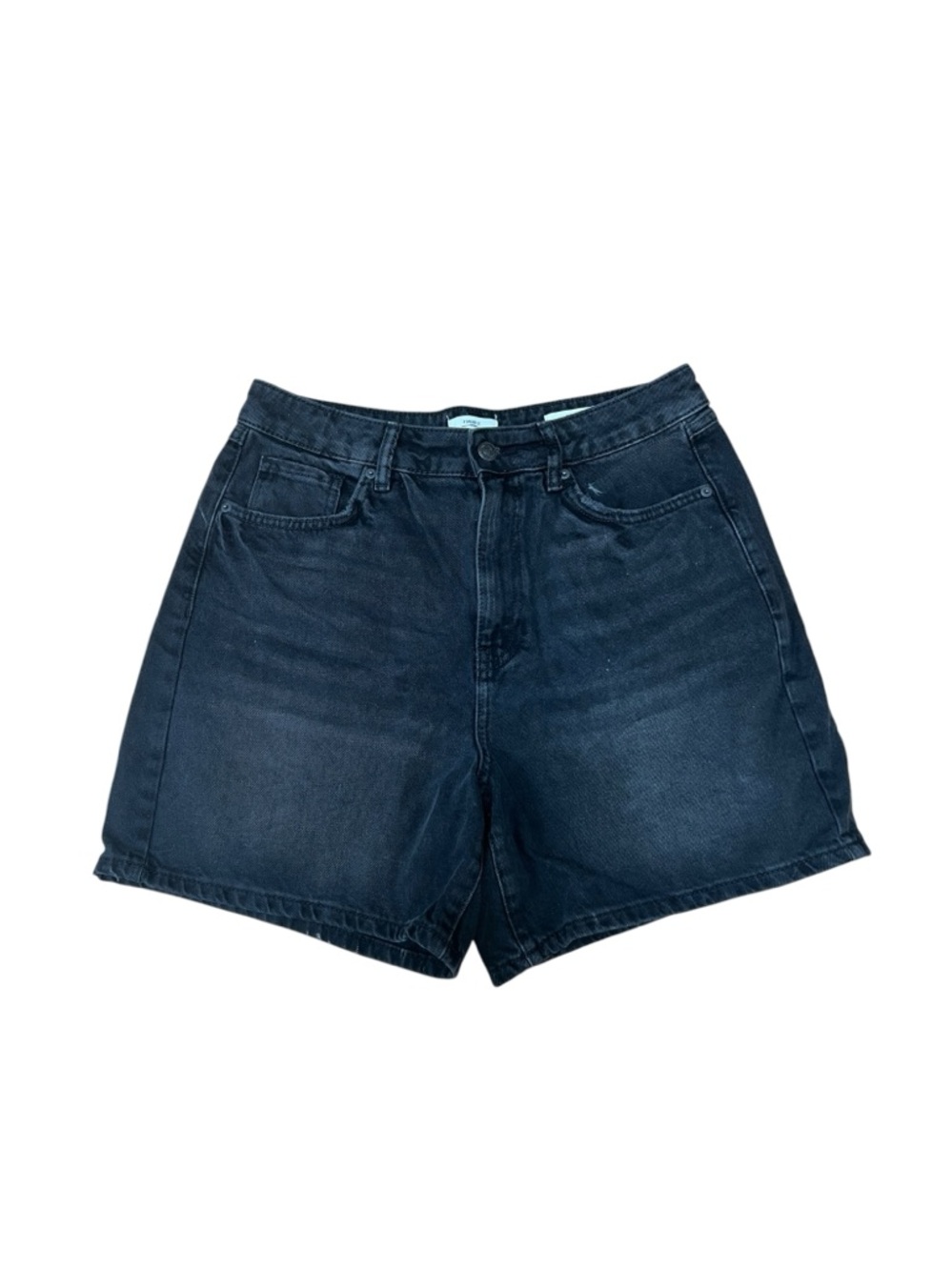Forever 21 Black Denim 90s Fit Jean Shorts Womens 30